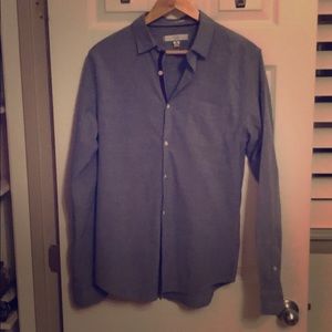 Men’s slim fit PD&C denim shirt size medium